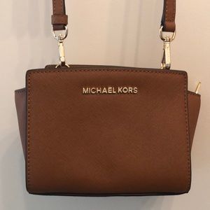 Michael Kora Selma Mini in Luggage Brown